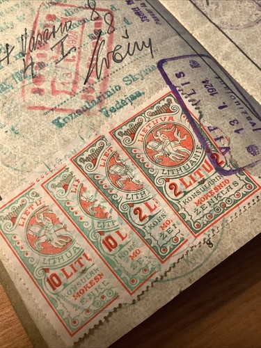 Reisepass deutsches reich - deutsches, 1923