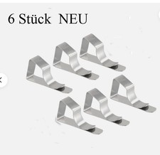 6 PCS Dreieck Edelstahl Tischdecke Halter Für Tischdekcenhalter Klammern