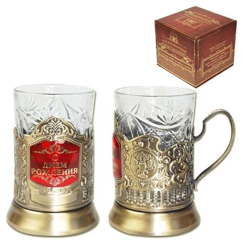 Teeglashalter mit teeglas - mit,