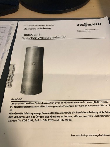 Viessmann rudocell speicher - viessmann, rudocell-s