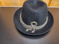 Bittner Original Ischler Herren Trachtenhut Jäger Handarbeit Gr. 58- 60 schwarz