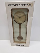 Twins wanduhr pendeluhr uhr - wanduhr,