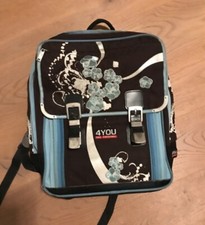 Schulrucksack 4YOU Blumenmuster