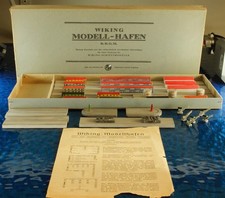 Hafenanlage II,originalen Karton Hersteller Wiking 632a,  1:1250 Schiffsmodell