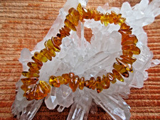 Heilstein Armband Bernstein honiggold klar