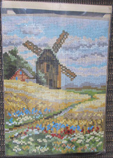 AMC Stickbild 19x24cm Gobelinstickerei Stickpackung komplett Sticken mit Wolle