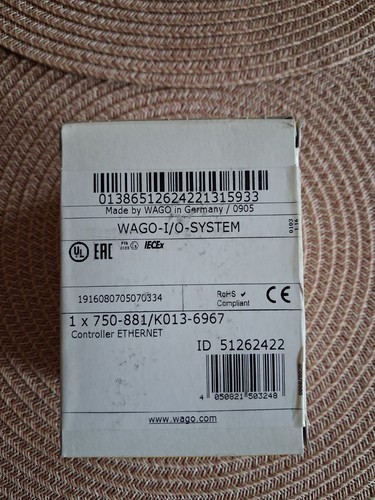Wago 750 881 - controller, neu