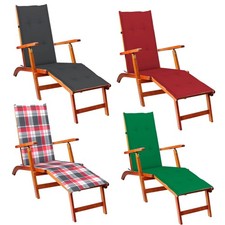 Liegestuhl mit Fußstütze und