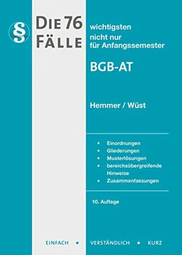 Die wichtigsten fälle bgb - 76,