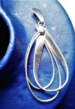 Estro Ernst Strohbach Dresden Anhänger Silber 835 Art Deco Bauhaus antik