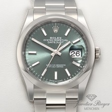 Rolex Datejust 36 126200 2023 Edelstahl Automatik Herrenuhr Damenuhr Stahl