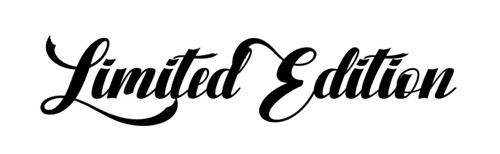 Limited edition aufkleber - edition,