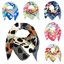 XL Dreieck Strickschal Herz