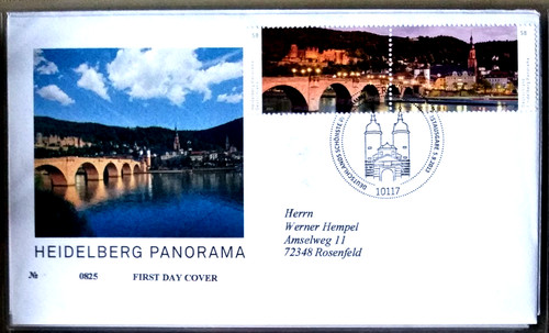 Brd 2013 fdc panoramen - brd, fdc,