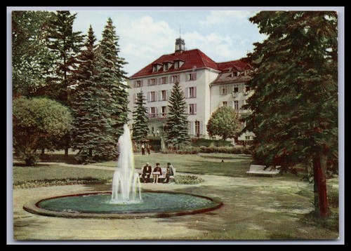 Ansichtskarte bad brambach - ansichtskarte, /