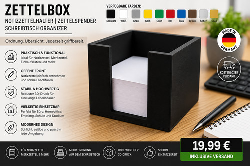 Zettelbox notizzettelhalter - |,