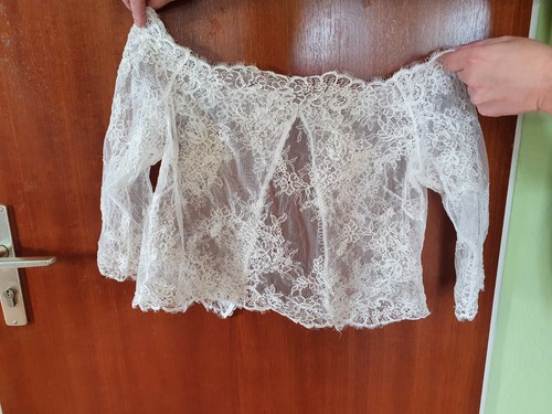 Spitzenbolero getragen - spitzenbolero,,