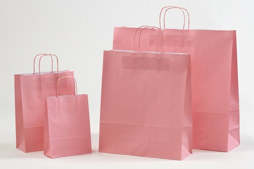 Papiertragetaschen rosa - papiertragetaschen,