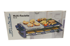 Steba RC 20 Multi-Raclette Duo mit Grillplatte 8 Personen 1200W Steinplatte