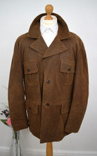 BARBOUR Tobacco Suede Safari