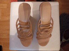 High heel plateau mules - plateau,