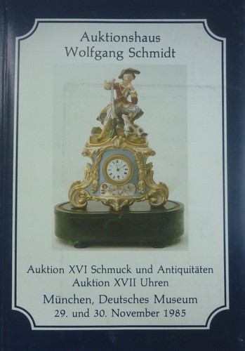 Auktionskatalog uhren 1985 - uhren,