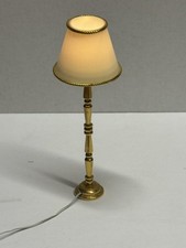 Mini Mundus Stehlampe 1:12 Puppenhaus – 12V mit Kabel – Vintage