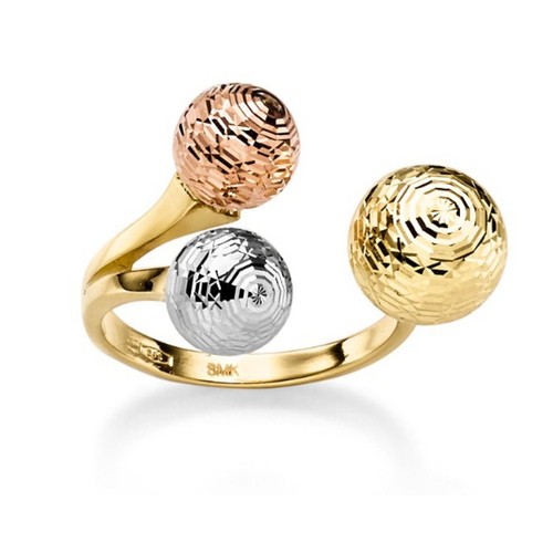 Ring 585 tricolor - 58,