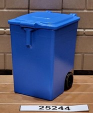 PLAYMOBIL 4418  4129  3121 70203 Müllwagen Abfalltonne Mülltonne blau