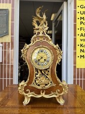 Lenzkirch Uhr  Tischuhr Kaminuhr Boulle Uhr Höhe 61 cm Gründerzeit Historismus