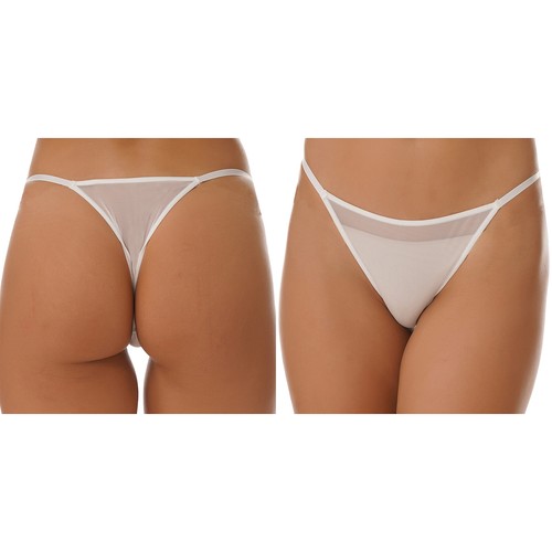 Damen transparent string tanga - damen`transparent,