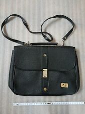 Marc Chantal Handtasche Aktentasche Tasche Umhänge schwarz  Riemenlänge 1,20 m