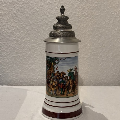 Bierkrug porzellan rastal mit - bierkrug,