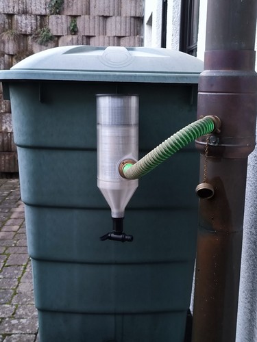 Selbstreinigender regenfilter - selbstreinigender,