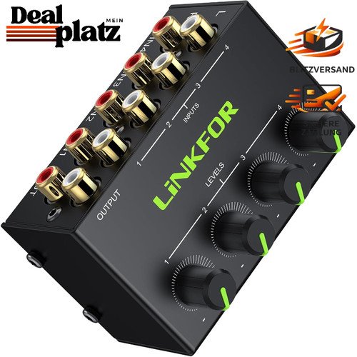 Kanal audio mixer - 4-kanal,