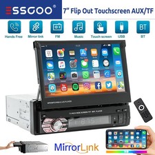 Autoradio 1 DIN Mit 7" Bildschirm Bluetooth Freisprecheinrichtung FM USB TF AUX