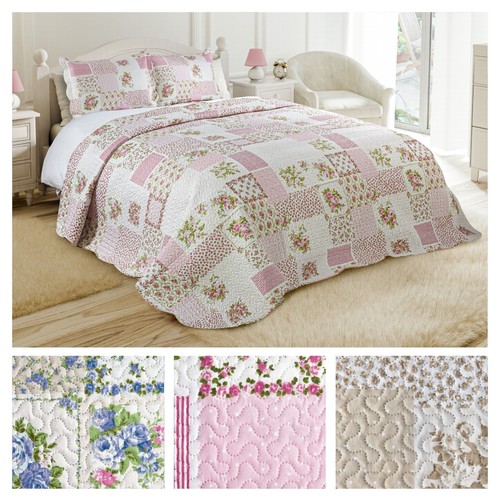 Tagesdecke set 3tlg gesteppt - tagesdecke,