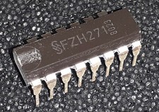 4pcs/4st FZH271 QUAD EX OR GATES + N Input DIP16 LSL Siemens 