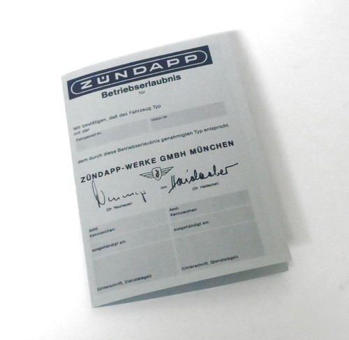 Zündapp inspektion - 1, x