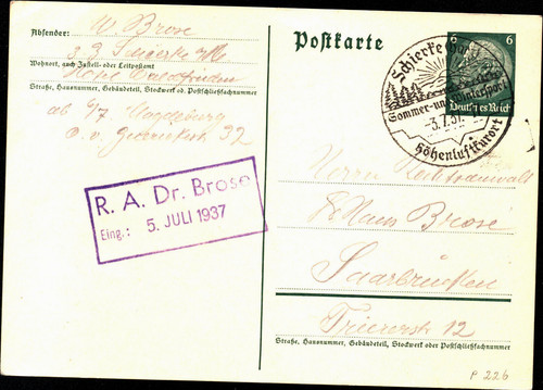 Postkarte schierke - dr,