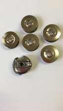 Spulenkapsel + 5 Spulen aus Metall für Pfaff Nähmaschinen 1222, 1221, 1229, 1197
