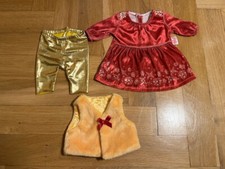 23 Teile Anziehset Baby Born - Weihnachten - inkl. Mützen, Schnuller - neuwertig