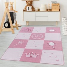 Kinderteppich Little Prinzessin Jungen-Mädchen Spielen Teppich Kinderzimmer