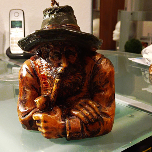 Bemalte wachsfigur büste - wachsfigur,
