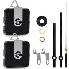 Quarz-Uhrwerk, Uhrenwerk, Ersatz-Uhrwerk, Uhrmacher, handgefertigt, 2er-Set