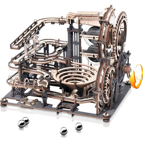 Holzpuzzle murmelbahn bausatz - holzpuzzle,