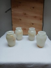 Vase Blumenvase Onyx Marmor Alabaster Naturstein Aragonit Edelstein Antik jade