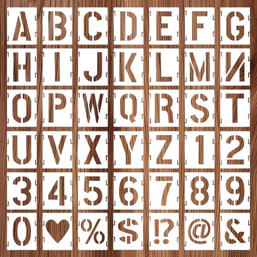 Stück buchstaben schablone - 42,