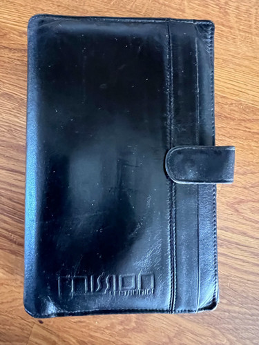 90er jahre kalbsleder filofax - 90er,