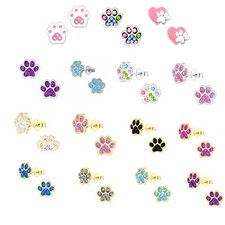 Kinder Ohrringe Pfote Tatze